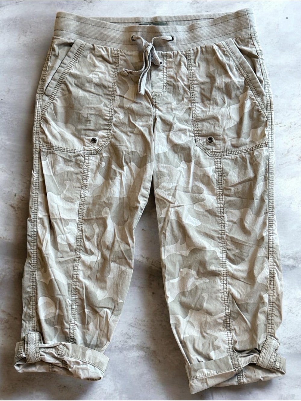 Natural Reflections Camo Cargo Crop Pants!